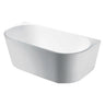 Elivia 1400mm back to wall freestanding bath in Gloss White