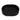Ellips Fluted 480mm solid surface stone oval above counter basin in matte black