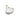 Ellips oval gloss white ceramic countertop basin 610x420mm on a white background