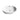 Ellips oval matte white ceramic countertop basin 610x420mm on a white background