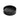 Olley Fluted matte black round above counter basin with vertical fluted outer wall