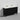 Fluted Freestanding Vanity Brighton 1500mm Double Bowl Matte Black PVC Waterproof Carrara Dimond Sintered Top 50mm - RJ Bathroom