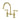 Ikon Clasico Hampton Brushed Gold Kitchen Mixer Tap - Bridge Design, Lead Free