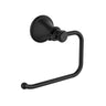 Ikon Clasico Hampton Matte Black Toilet Roll Holder