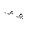 Ikon Clasico Hampton Chrome Shower Wall Taps - Top Assembly, Lead Free