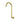 Ikon Clasico Hampton Brushed Gold High Rise Shower Arm
