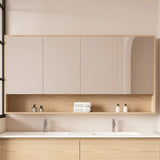 Hera Timber Look Tas Oak 1500mm Mirror Shaving Cabinet with Shelf - RJ Bathroom