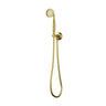Ikon Clasico Hampton Brushed Gold Handheld Shower Head - Wall Outlet Bracket (HPA868-101-1BG)