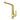 Ikon Kara Brushed Gold Kitchen Sink Mixer Tap 314mm
