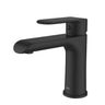Ikon Kara Matte Black Basin Mixer Tap 154mm