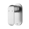 Ikon Kara Brushed Nickel Shower Wall Mixer 133mm