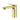 Ikon Sulu II single lever basin mixer tap in brushed gold on a white background, model HYB168-201BG