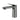 Ikon Sulu II single lever basin mixer tap in gun metal on a white background, model HYB168-201GM