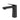 Ikon Sulu II single lever basin mixer tap in matte black on a white background, model HYB168-201MB