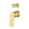 Ikon Sulu II Brushed Gold Shower Mixer with Diverter trim kit | Lead Free