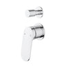 Ikon Sulu II Chrome Shower Mixer with Diverter trim kit | Lead Free