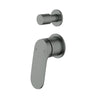 Ikon Sulu II Gun Metal Shower Mixer with Diverter trim kit | Lead Free