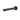 Ikon Sulu II Matte Black Bath Spout 226mm wall mounted bath outlet
