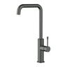 Ikon Linie Fluted Gun Metal Kitchen Sink Mixer
