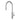 Ikon Linie Fluted Brushed Nickel Pull-Out Sink Mixer