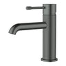 Ikon Linie Fluted Gun Metal Basin Mixer