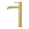 Ikon Linie Fluted Brushed Gold Tall Basin Mixer