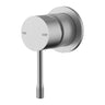 Ikon Linie Fluted Brushed Nickel Shower Mixer