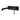 Ikon Linie Fluted Matte Black Wall Basin Mixer