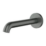 Ikon Linie Fluted Gun Metal Bath Spout