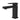 Ikon Ceram Matte Black basin mixer