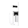 Ikon Ceram Chrome wall mixer with diverter