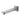 Ikon Ceram Brushed Nickel bath spout 215mm