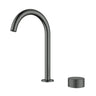 Ikon Soko Fluted Gun Metal Basin Mixer Tap - HYB77-208GM