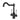 Ikon Clasico Hampton Matte Black Twin Handle Sink Mixer - Ceramic Handle