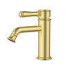 Ikon Clasico Hampton Brushed Gold Basin Mixer