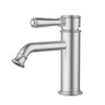 Ikon Clasico Hampton Brushed Nickel Basin Mixer
