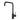 Ikon Hali Matte Black Kitchen Sink Mixer Tap, front view