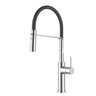Ikon Hali Chrome Pull Out Kitchen Sink Mixer Tap, front view