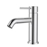 Ikon Hali Chrome Basin Mixer Tap, front view