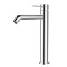 Ikon Hali Chrome Tall Basin Mixer Tap, front view