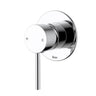 Ikon Hali Chrome Shower Wall Mixer, front view