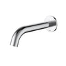 Ikon Hali Chrome Bath Spout 175mm Curved, front view