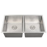 Kliff 775x450mm Stainless Steel double bowl kitchen sink