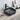 Kliff 370mm square above counter basin in matte black on a bathroom vanity top