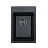 Laufey 350x510mm Matte Black granite laundry sink