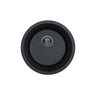 Laufey 450mm Matte Black round granite sink