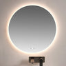 LED Mirror 900x900mm Luna Round Frameless Anti - Fog Backlit Bathroom - RJ Bathroom