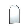 Arco 600x900mm Gun Metal arch framed mirror