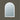 Arco 600x900mm Brushed Nickel arch framed led mirror view 2