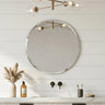 Orbis 700mm round frameless bevelled edge mirror